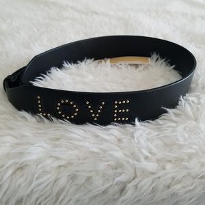 Michael Kors Love Studded Shoulder Strap